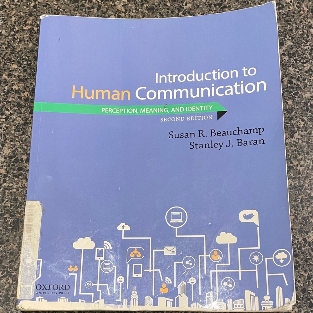 Introduction to Human Communication by Susan R. Beauchamp.  College book